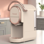 Fressi EM-542 Belezza Kapsül Kahve Espresso Makinesi 0,6 Lt 19 Bar Krem