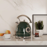 Fressi FR-KT06 Magnoli Isı Göstergeli Retro Kablosuz Kettle 1,8 Lt Yeşil