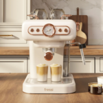 Fressi EM-01 Ristretto Espresso Makinesi 1,2 Lt 20 Bar Krem