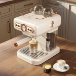 Fressi EM-01 Ristretto Espresso Makinesi 1,2 Lt 20 Bar Krem