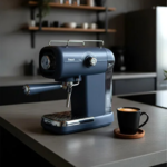 Fressi FR-EM2214 Urban Espresso Makinesi 0,7 Lt 20 Bar Lacivert