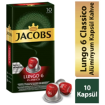 Jacobs Lungo 6 Classico Kapsül Kahve 10 Paket