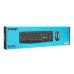 Everest KM 7500 Kablosuz Q Klavye + Mouse Seti Siyah