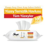 Sleepy Easy Clean Yüzey Temizlik Havlusu Arap Sabunu Katkılı 100 Yaprak 3'lü