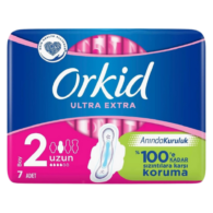Orkid Ultra Kanatlı Uzun Hijyen Ped