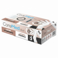 Coremed Pudralı Lateks Eldiven S Beyaz