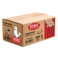 Deniss Z Katlı Kağıt Havlu 200 Yaprak 12'li