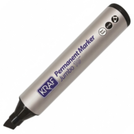 Kraf 610G Permanent Jumbo Markör 10mm Siyah
