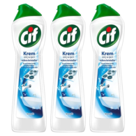 Cif Krem Amonyaklı Yüzey Temizleyici 500 ml 3 Adet Set