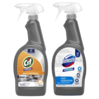 Cif Pro Yağ Çözücü Sprey 750 Ml + Domestos Profesyonel Yüzey Dezenfektanı 750 Ml