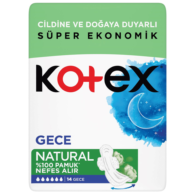Kotex Ultra Natural Gece Ped 14'lü
