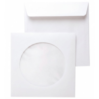Pencereli CD Zarfı 125x125 Mm 90 Gr 1000'li