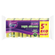 Parex  Bulaşık Süngeri Oluklu 5'li