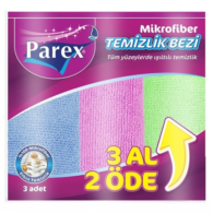 Parex Mikrofiber Temizlik Bezi 3'lü
