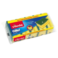 Vileda Oluklu Bulaşık Süngeri 5'li