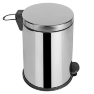 Krom Pedallı Çöp Kovası 30 Lt