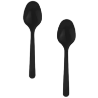 Lüx Plastik Kaşık 3,7 Gr 1000'li Siyah
