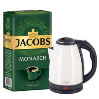 Jacobs Monarch Filtre Kahve 500 Gr 12'li + CVS Kettle Hediye
