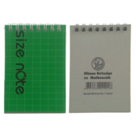 Dilman Spiralli Cep Bloknot Kareli No:1 Dilman Spiralli Cep Bloknot Kareli No:1