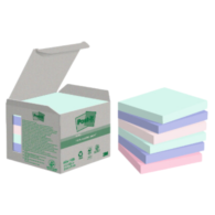 3M Post-It 654-1 Geri Dönüşümlü Yapışkanlı Not 76 X 76 Mm 6 Renk