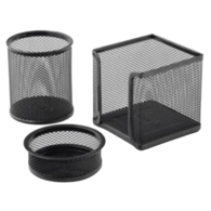 Bion 9302 3lü Perfore Masaüstü Seti Siyah