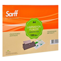 Sarff Laminasyon Filmi A4 125 Mic. Parlak Sarff Laminasyon Filmi A4 125 Mic. Parlak