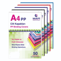 Mapi Mapibind 2042503 Pvc Kapak A4 450 Mic. Kırmızı