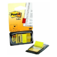 3M Post-it 680-5 Index Yapışkanlı Sayfa İşareti 25.4 mm x 43.18 mm Sarı 50 Yaprak