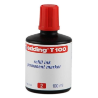 Edding T100 Permanent Kalem Mürekkebi Kırmızı