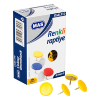 Mas 310 Raptiye Pvc Kaplı Karışık Renkli 30'lu Paket