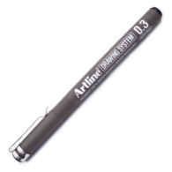 Artline 233 Çizim Kalemi 0.3 mm Siyah 12'li