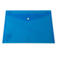 Kraf 1209 Çıtçıtlı A4 Dosya Mavi 12'li Paket
