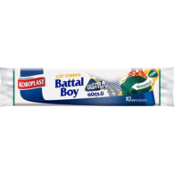 Koroplast Battal Boy Büzgülü Çöp Torbası 72x85 cm 10'lu Rulo