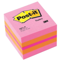 Post-it 2051P Yapışkanlı Not Kağıdı 52 mm x 52 mm Pembe 400 Yaprak