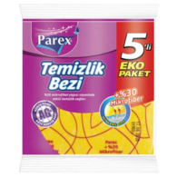 Parex Mikrofiber Temizlik Bezi 5'li