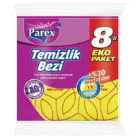 Parex Mikrofiber Temizlik Bezi 8'li