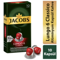 Jacobs Lungo 6 Classico Kapsül Kahve 10'lu