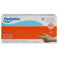 Dolphin Latex Pudrasız Eldiven Medium Beyaz 100'lü Paket