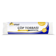 Ersopack-Atiplast Çöp Torbası Kalın Jumbo 400 gr  80 cm x 110 cm Siyah 10’lu