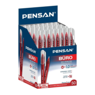 Pensan 2270 Tükenmez Kalem 1.0 mm Kırmızı 50'li