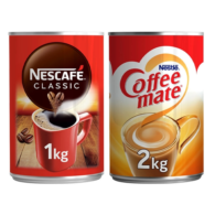 Nescafe Classic Teneke Kahve 1000 gr + Nestle Coffee-Mate Kahve Kreması 2000 gr