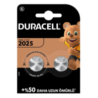 Duracell CR2025 Pil 2'li