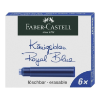 Faber-Castell 8920 Dolma Kalem Kartuşu 6'lı Royal Mavi