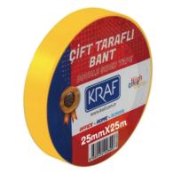 Kraf Çift Taraflı Bant 25 Mm x 25 M