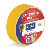 Kraf Çift Taraflı Bant 38 mm x 25 m