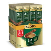 Jacobs 3'ü 1 Arada Gold Yoğun Lezzet 18 gr 40'lı