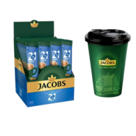 Jacobs Original 2'si 1 Arada 40'lı Hazır Kahve + Jacobs Thermo Mug 400 Ml Hediyeli