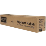 Kraf 702G Flipchart Kağıdı Rulo