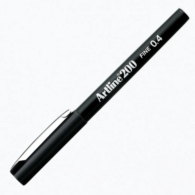 Artline 200 Fineliner 0.4 İnce Uçlu Kalem Siyah