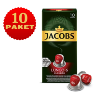 Jacobs Lungo 6 Classico Kapsül Kahve 10 Paket